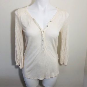 5/$25 Lucky Brand White Blouse
